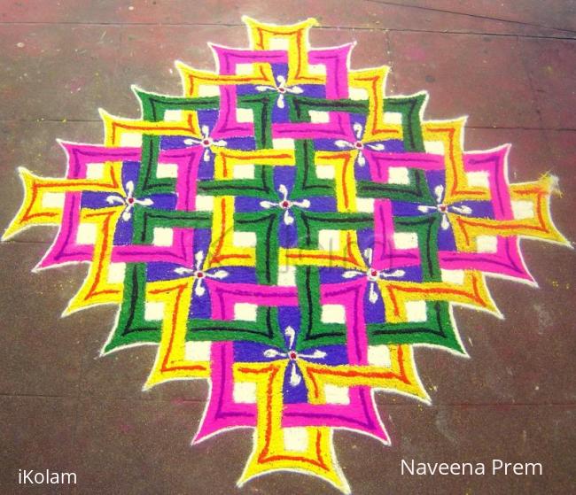 Rangoli: Dotted kolam