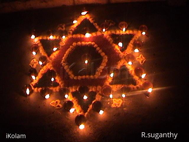 Rangoli: Karthigai Kolam