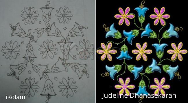 Rangoli: Bluebells - Judeline D