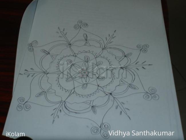 Rangoli: Hand drawn