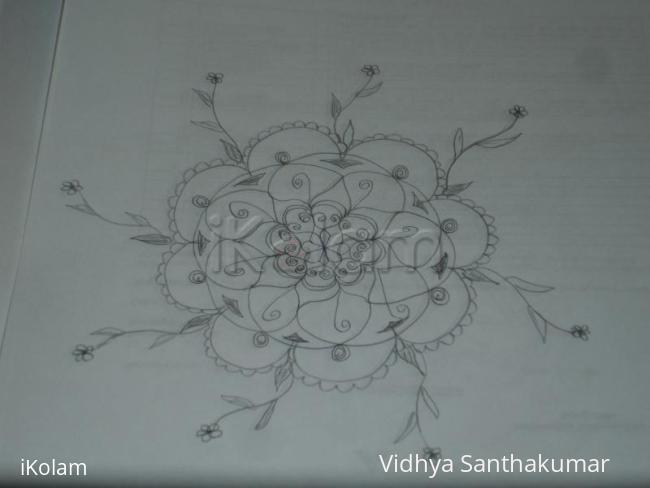 Rangoli: Hand drawn