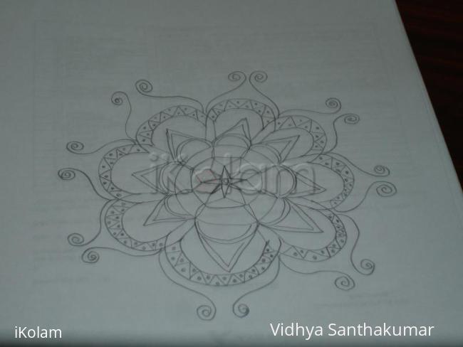 Rangoli: Hand drawn