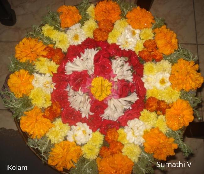 Rangoli: Poo kolam