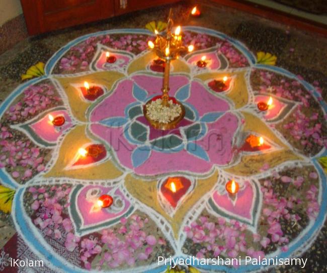 Rangoli: Dotted kolam...