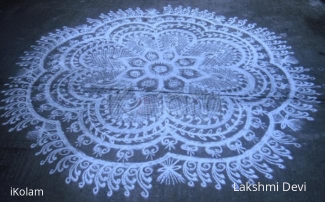 Rangoli: welcome lace carpet