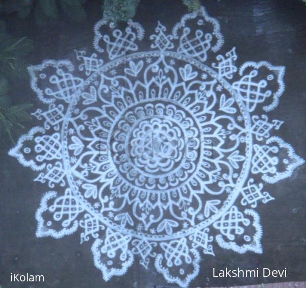 Rangoli: Fusion doily