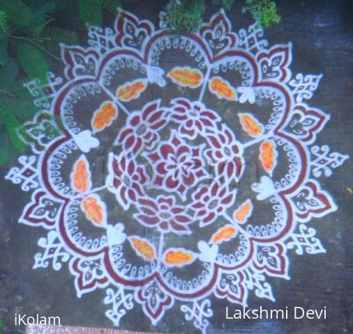 Rangoli: Flower doily