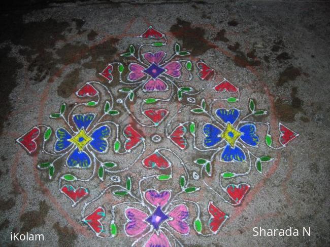 Rangoli: Margazhi pulli kolam