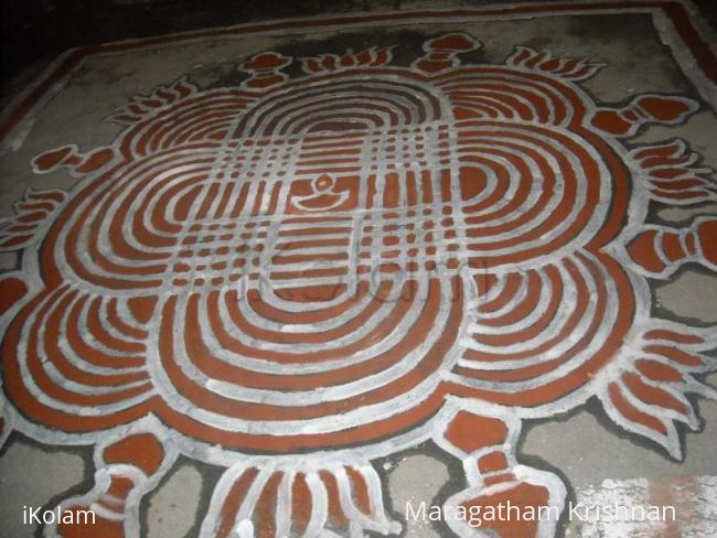 Rangoli: pongal kolam