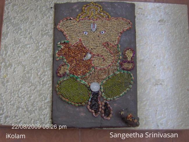 Rangoli: My Ganesha