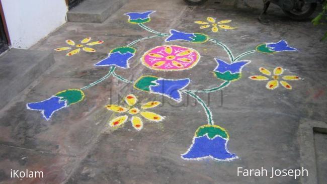 Rangoli: bluebells