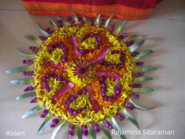 Rangoli: Dry Pookolam