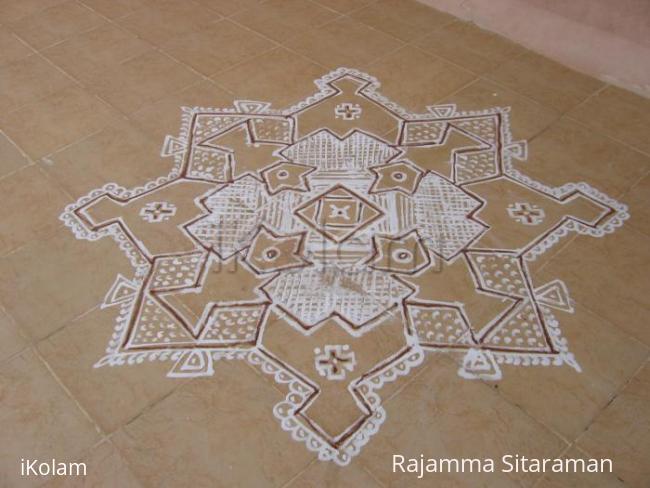 Rangoli: Modified Padikolam