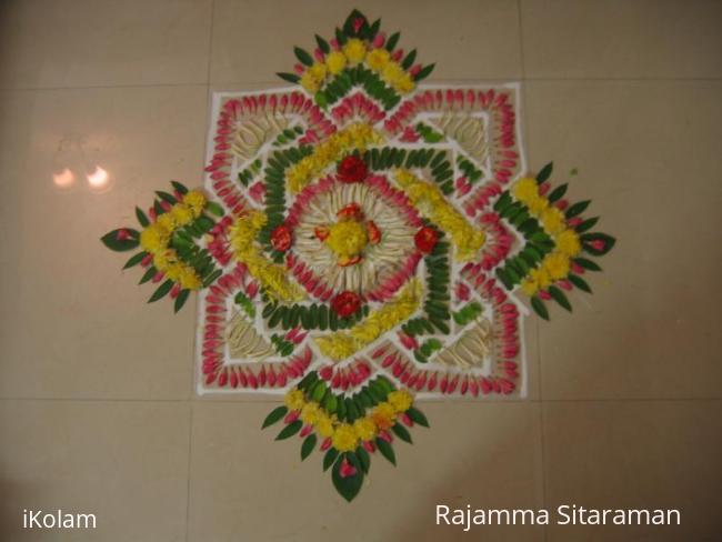 Rangoli: Poovilai kolam