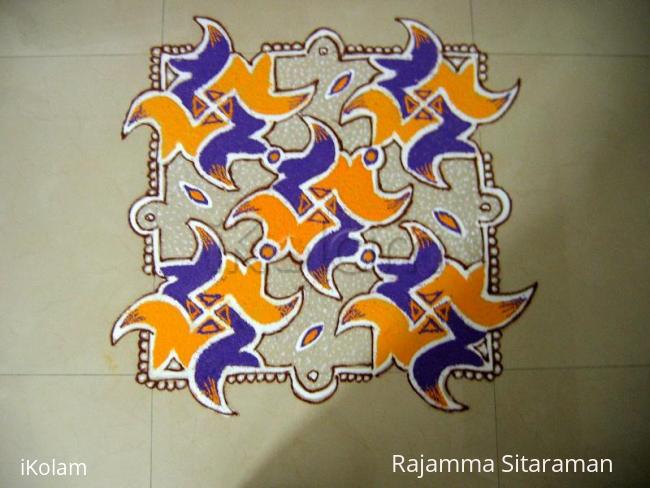 Rangoli: Raath kee Raani in day light