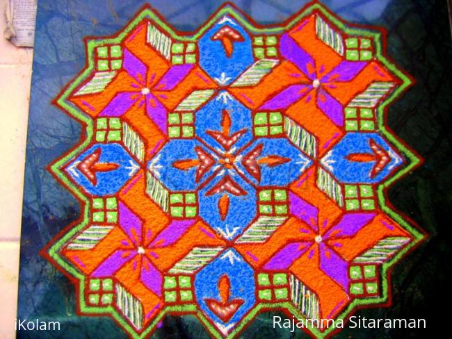 Rangoli: Windows kolam