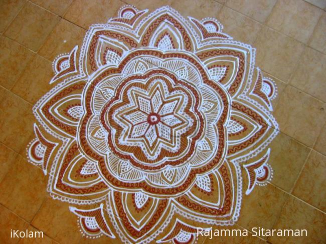 Rangoli: Terrece kolam