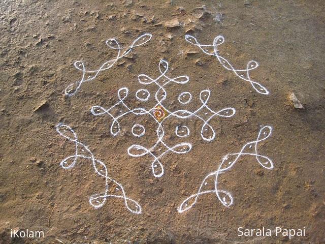 Rangoli: dotted kolam 