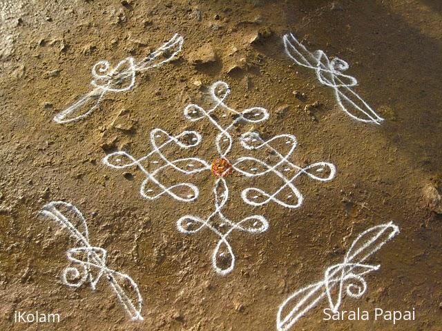 Rangoli: dotted kolam