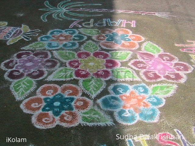 Rangoli: kolam 3