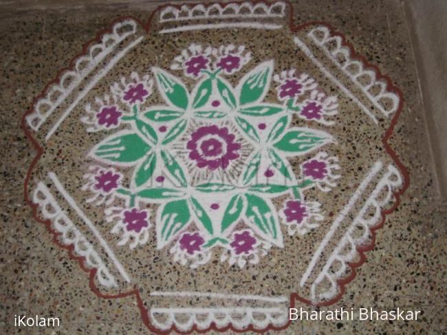 Rangoli: free hand rangoli