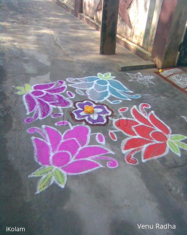 Rangoli: February Month kolam