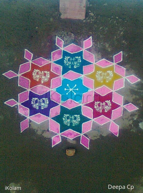 Rangoli: pongal kolam-3