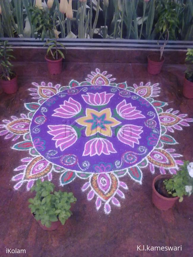 Rangoli: LOTUS RANGOLI2