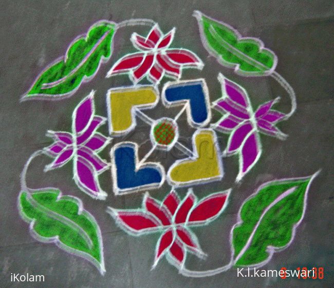 Rangoli: Lotus