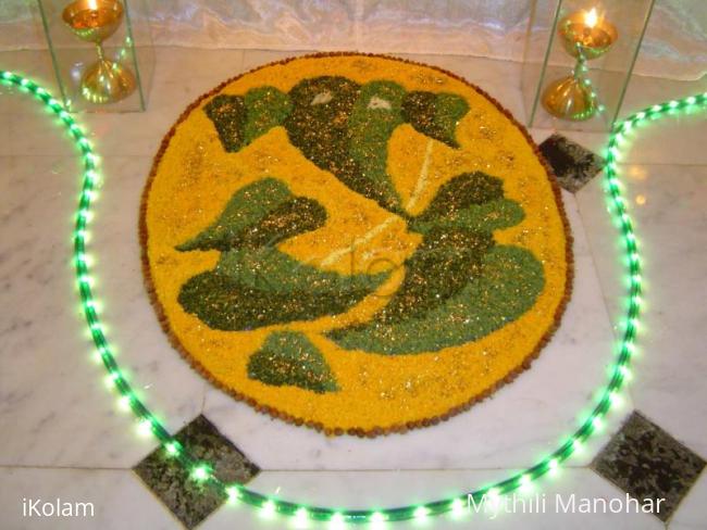 Rangoli: Ganesha rangoli