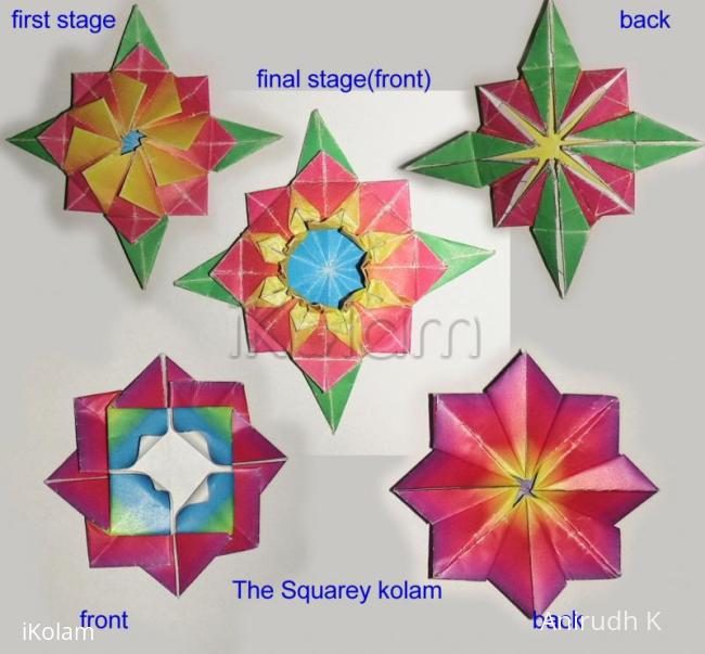 Rangoli: Origami Rangolis