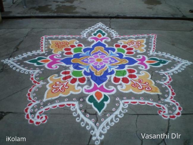 Rangoli: diwali contest- 2009