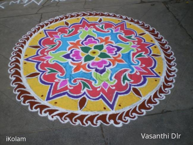 Rangoli: Margazhi Dew Drops Rangoli Contest - 2010