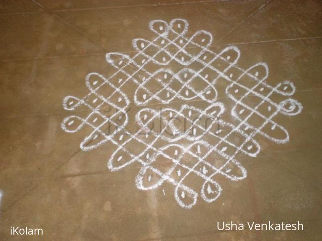 Rangoli: chikku kolam