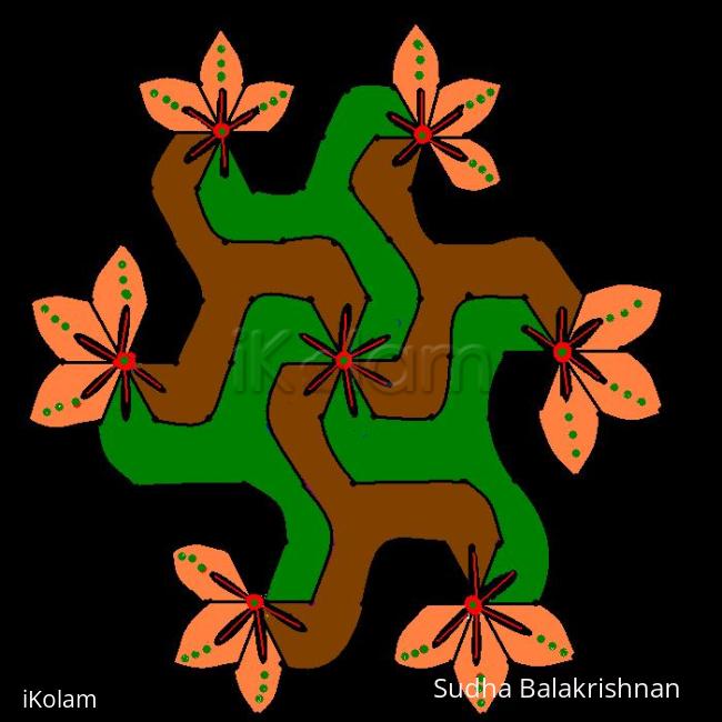 Rangoli: Common kolam 