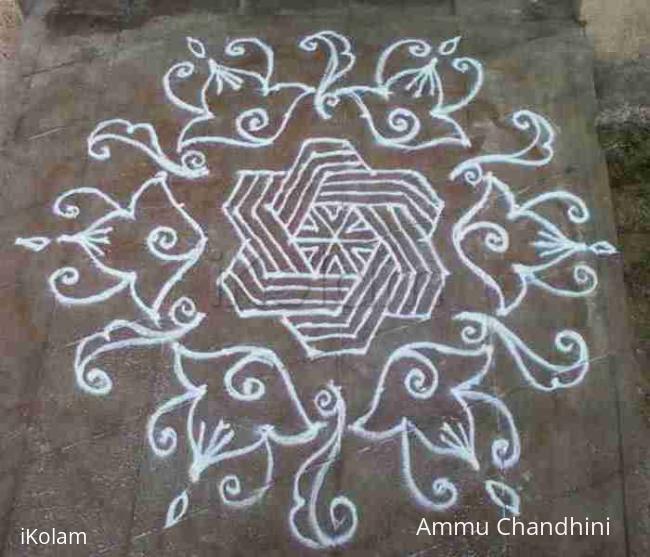 Rangoli: RANGOLI WITH DOTS