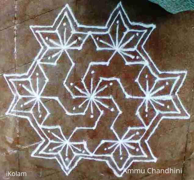 Rangoli: rangoli with dots 