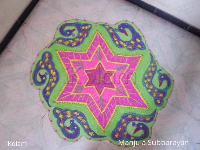 Rangoli: Kolam for Margazhi 