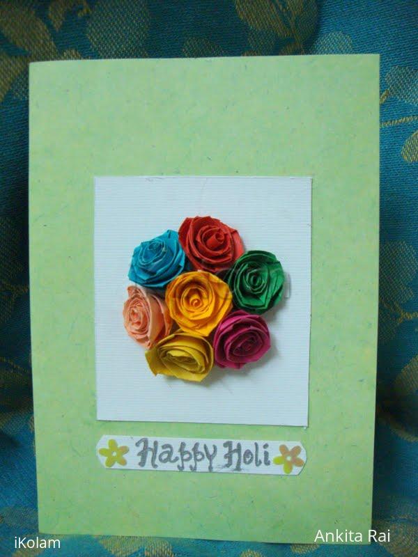 Rangoli: Quilling card