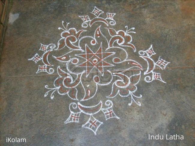 Rangoli: Friday Kavi kolam