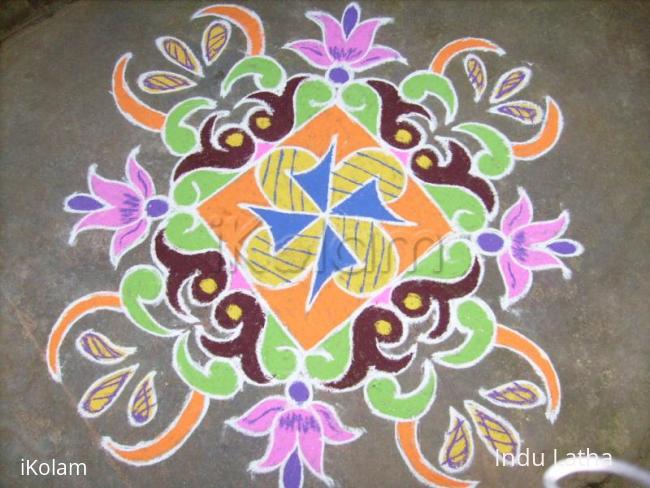 Rangoli: Margazhi Dew Drops Rangoli Contest - 2010