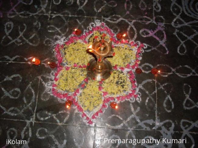 Rangoli: Deepam on a friday