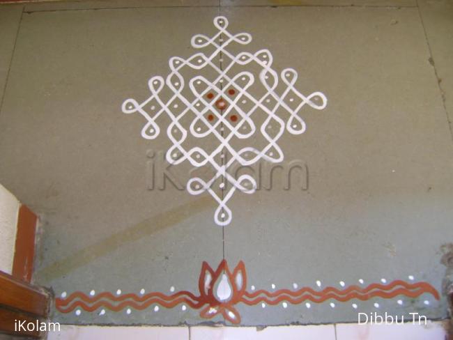 Rangoli: Simple Kolam