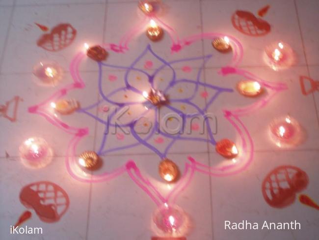 Rangoli: Karthigai Kolam