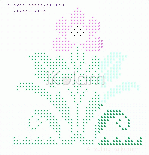 Rangoli: Flower Cross Stitch