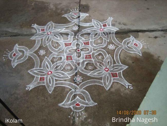 Rangoli: Adi 5th Friday Kolam