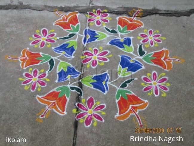 Rangoli: Bluebells - Brindha