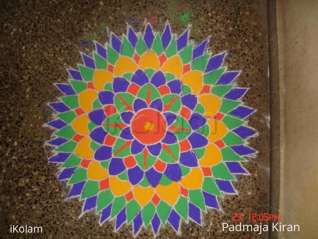 Rangoli: colourful petals