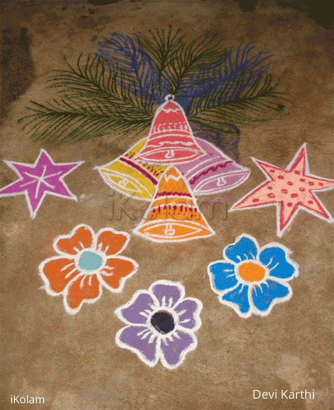 Rangoli: Christmas Rangoli