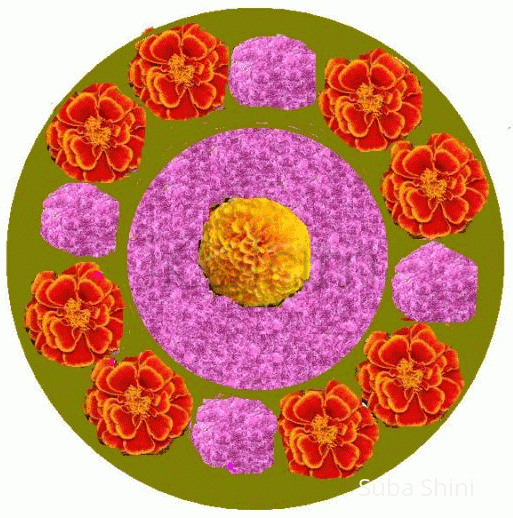 Rangoli: Ringa Ringa roses